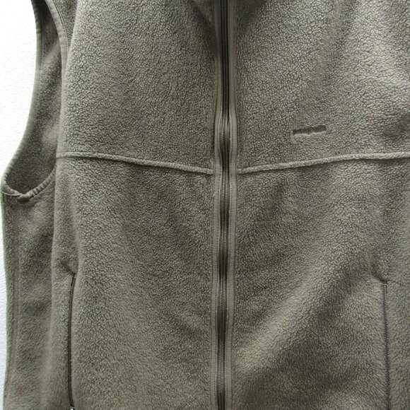 NEW PATAGONIA Mens Las Gatos Fleece Vest Size XL Olive Green - Picture 6 of 11